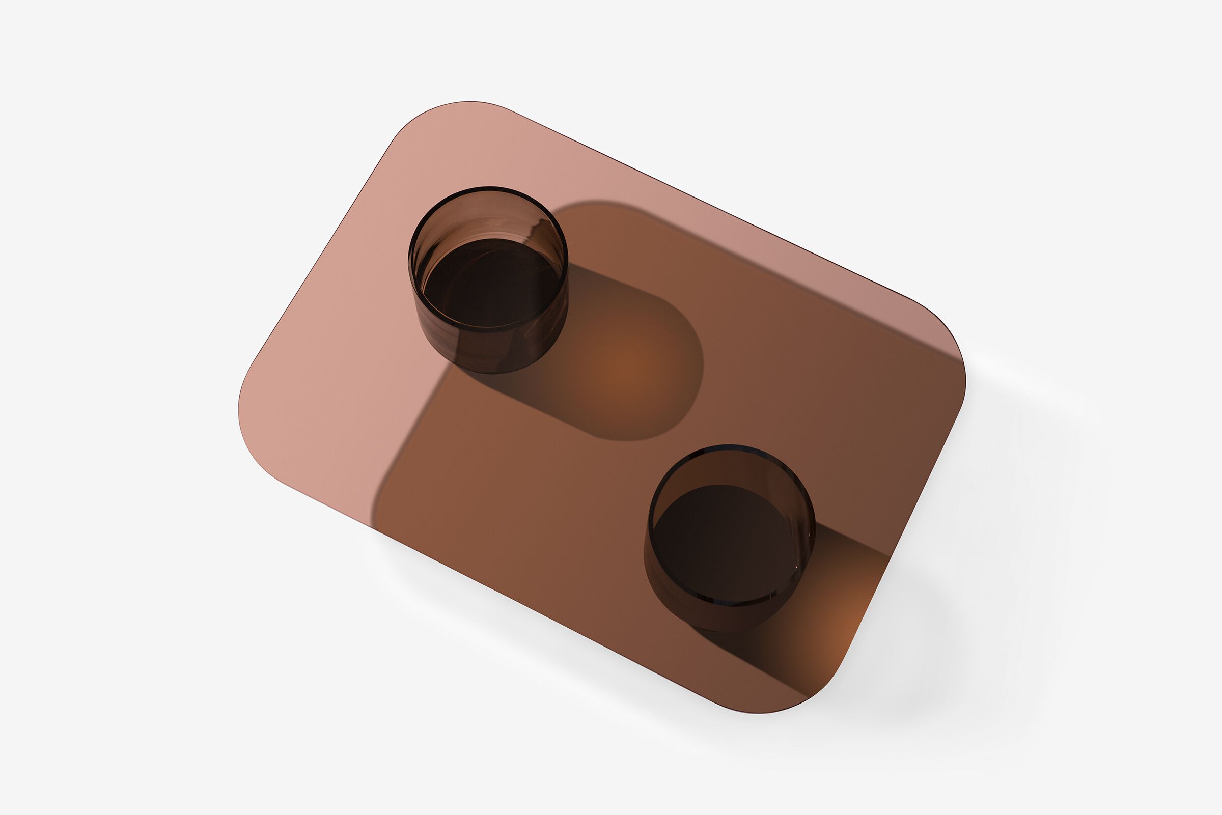 Прямоугольный стеклянный журнальный столик Carpanese Home Identity ARCH-00069825 - Вид №2