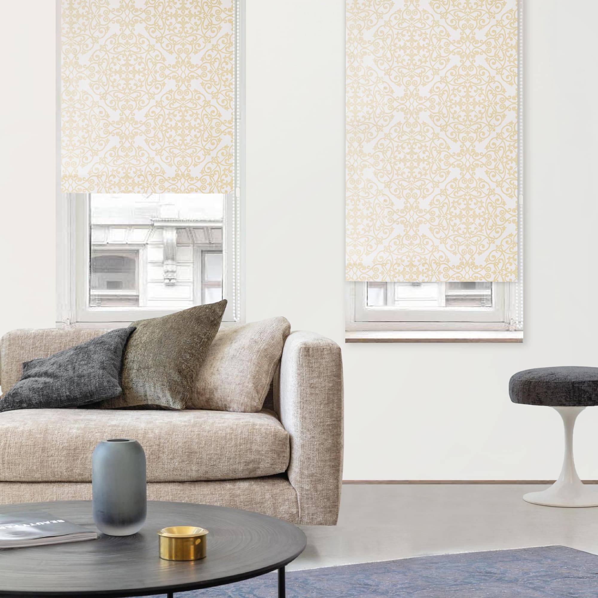 83502831 Штора рулонная Miamoza Rosina 50x160 см жёлтая Santreyd  - Вид №2