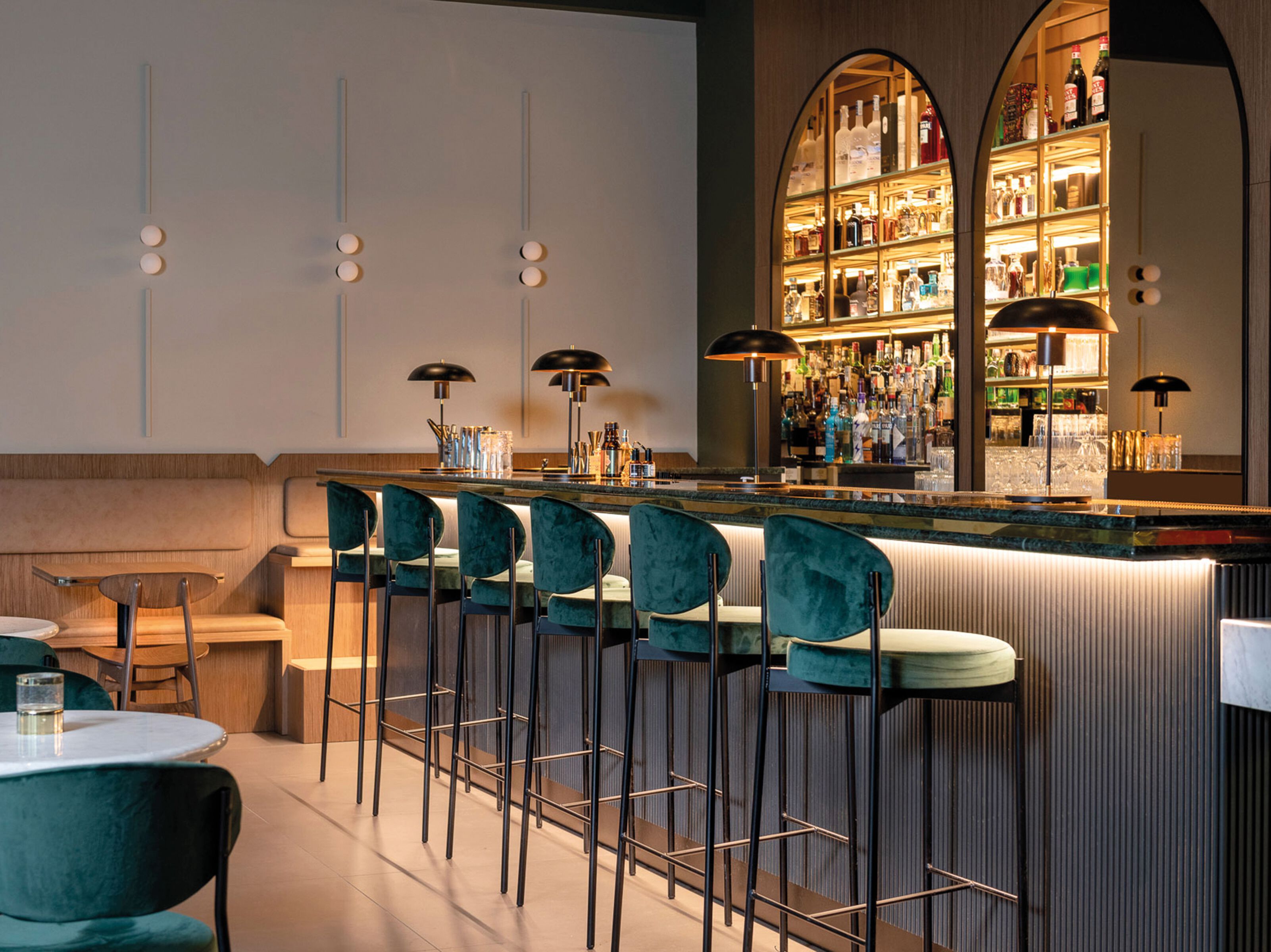 Светодиодная настольная лампа с регулируемой яркостью Renzo Serafini ORBITA ARCH-00039121 - Вид №5