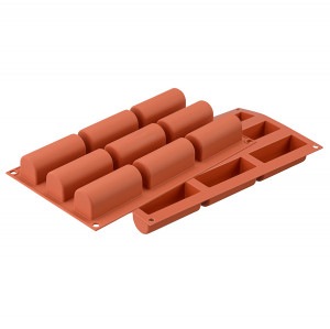 26.130.00.0065 Форма для приготовления пирожных и конфет midi buche силиконовая Silikomart