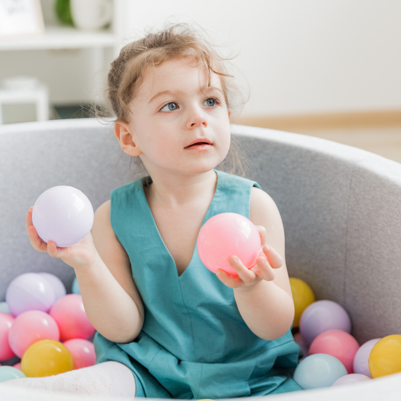 Детский сухой бассейн серый (без шаров) VAMVIGVAM  281500 Серый Santreyd  - Вид №3