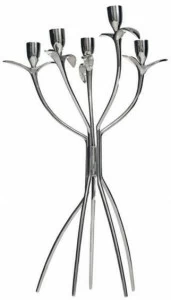 Driade Канделябры из латуни с пятью ответвлениями и никелевым покрытием  Ds050b7008116