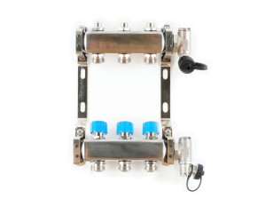 Коллектор из нержавеющей стали для лучистого пола