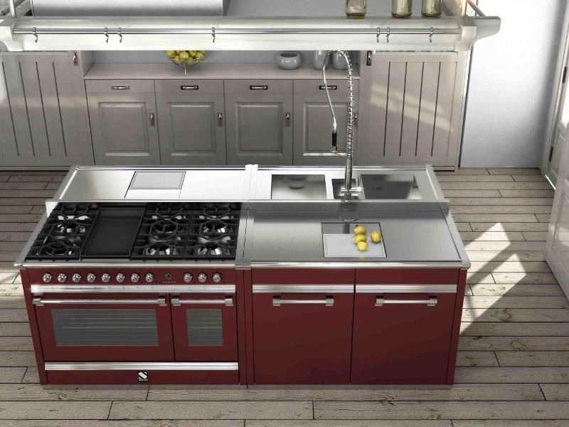 Steel Кухонный шкаф из нержавеющей стали с дверцами Ascot sun-id-1446872 - Вид №1