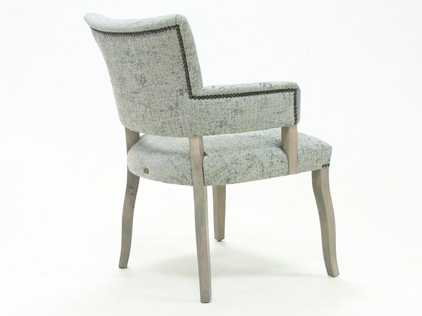 CREARTE COLLECTIONS Стул из ткани с подлокотниками и открытой спинкой  25  - Вид №2