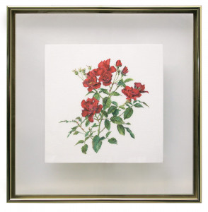 411А Набор для вышивания Пылкий цветок 44 х 44 см Thea Gouverneur