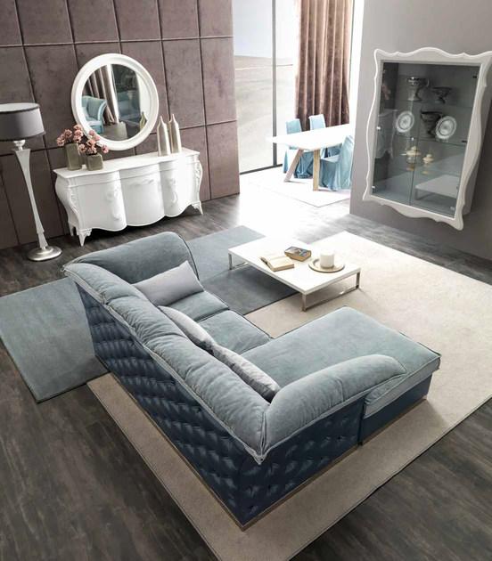 CorteZari Торшер из ткани Zoe gold 1485-r - Вид №2