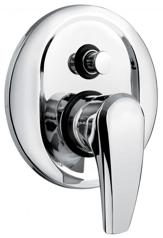75019CR Внутристенный смеситель Kali на  выхода, цвет хром EMMEVI
