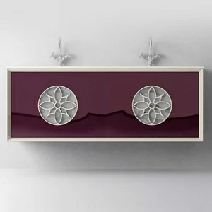 Avila Dos Тумба подвесная с двойной раковиной AVRIAN S1 180 Color K7+K2+K7 SUE LUX Stylish