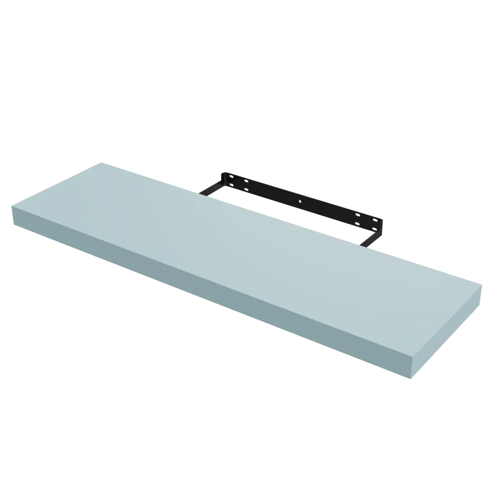 Полка настенная Spaceo Aqua 80x23.5 см МДФ цвет синий 82877497 STLM-2166174  - Вид №5