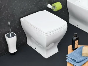 Приставной унитаз напольный Белый ArtCeram JAZZ Италия