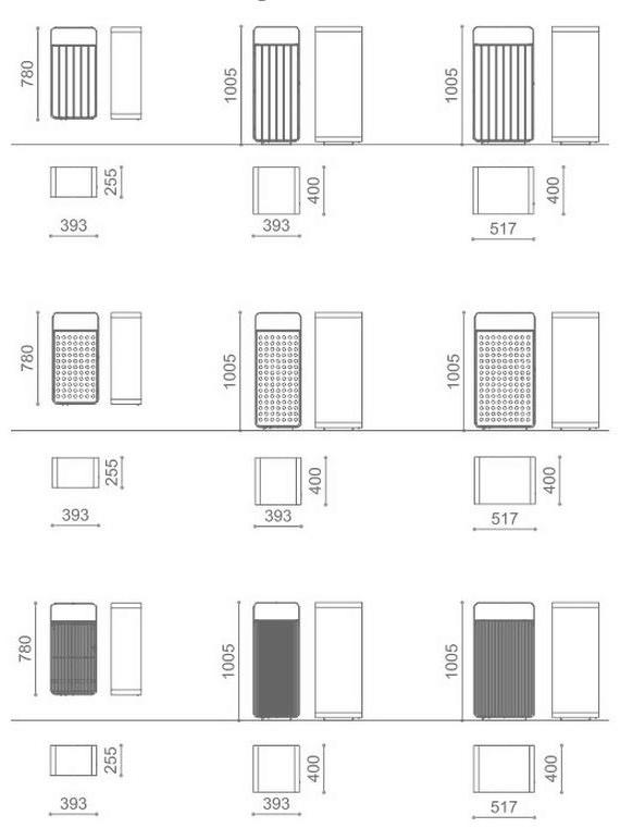 Metalco Урна деревянная с пепельницей sun-id-1417590 - Вид №4