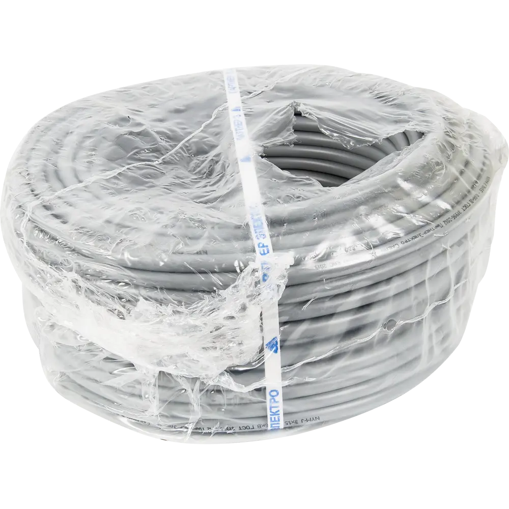 Кабель Партнер-Электро NYM 3x2.5 50 м ГОСТ цвет серый STLM-2103548 - Вид №2