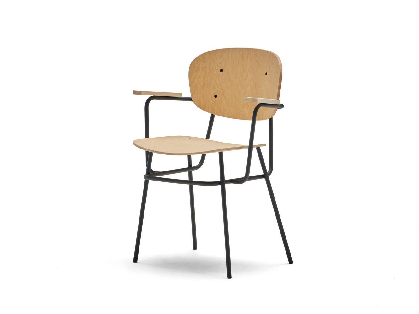 Стул из ясеня с подлокотниками Blasco&Vila Fosca ARCH-00022906 - Вид №1