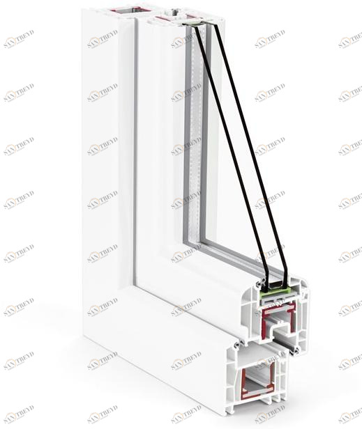 REHAU Ориентированная система ПВХ с глубиной профиля 70 мм sun-id-1450887