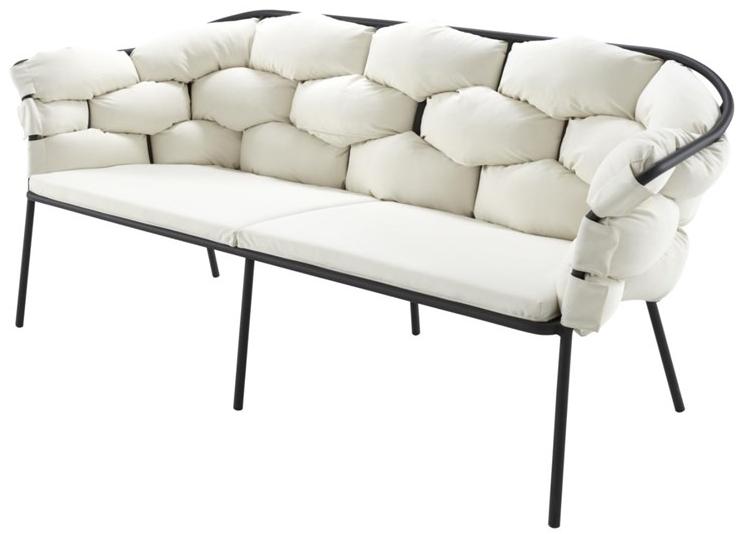 Ligne Roset 2-местный тканевый садовый диван Serpentine 10262096-10262097 - Вид №1