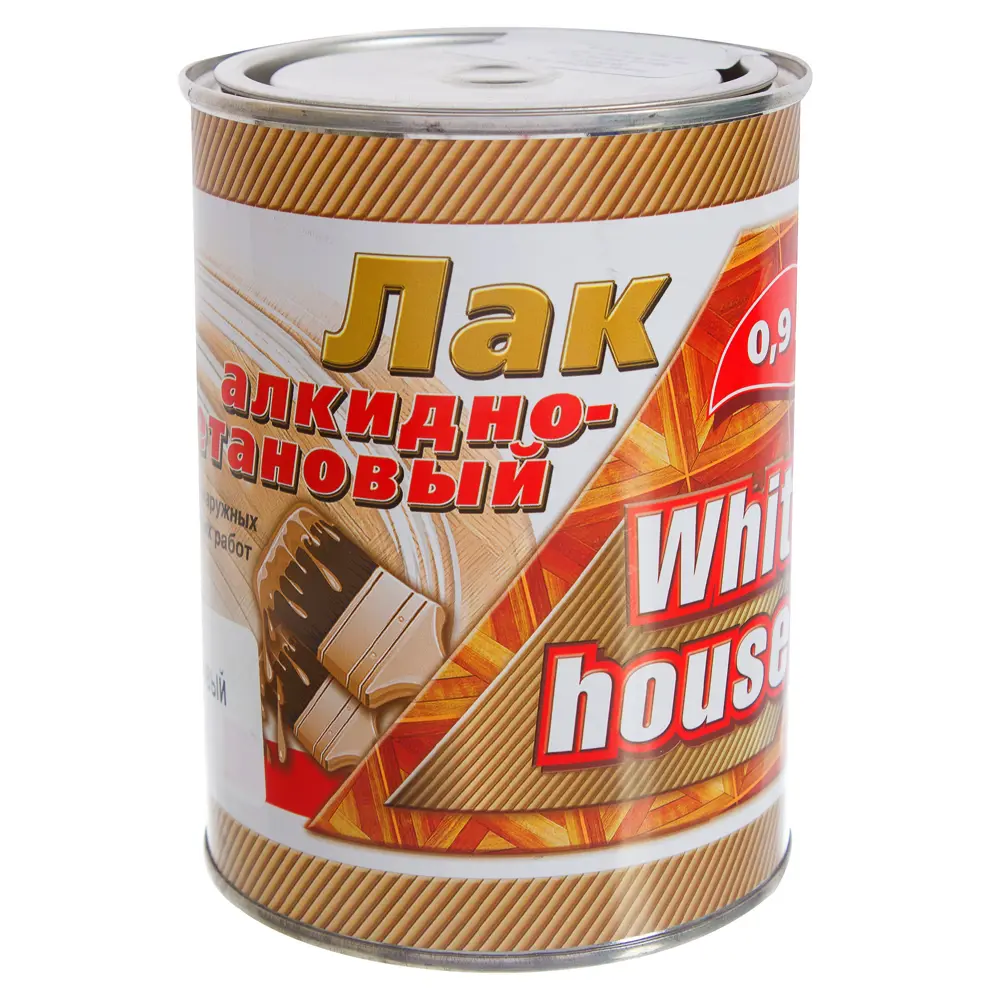 Лак алкидно-уретановый полуматовый White house 0.9 л 13799915 STLM-2052495  - Вид №2