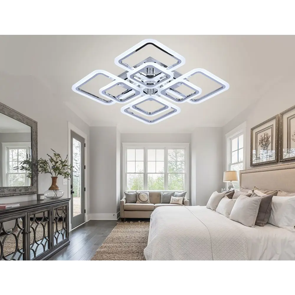 СЕМЬ ОГНЕЙ SF7100/8C-CR LED — умная потолочная люстра с регулируемой подсветкой 84168092 STLM-0046689 - Вид №15