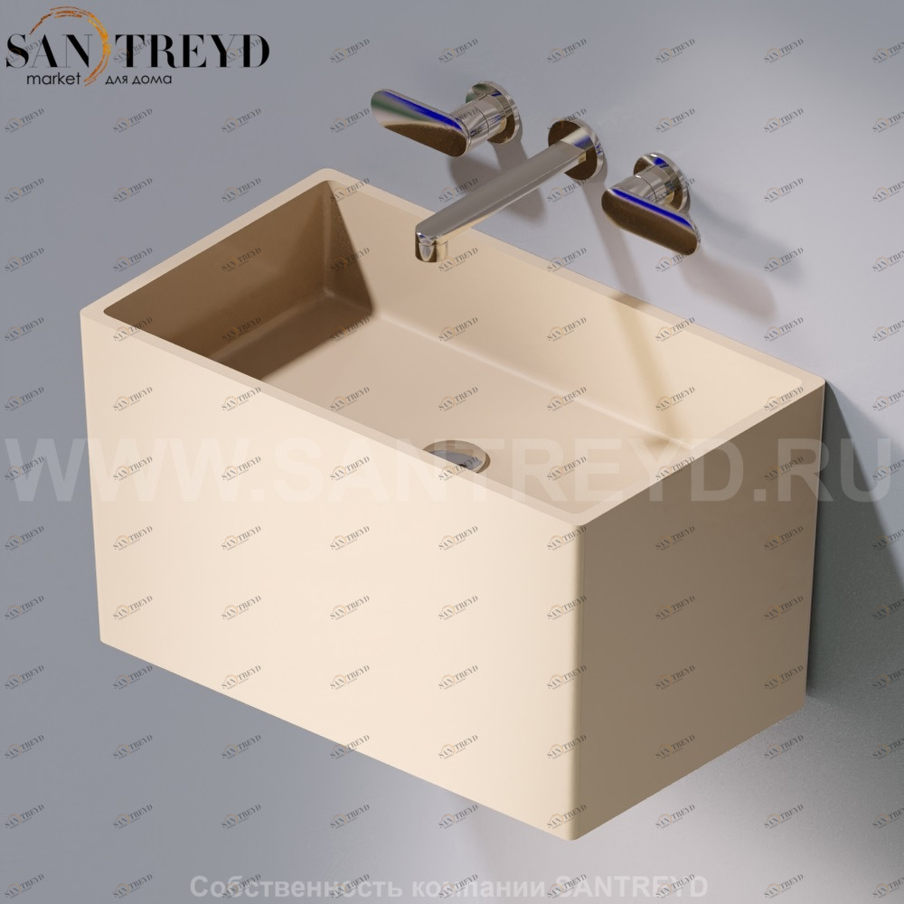 L111.110 Подвесная раковина настенная овальная A. e T. Italia TOWER бежевая AeT ITALIA