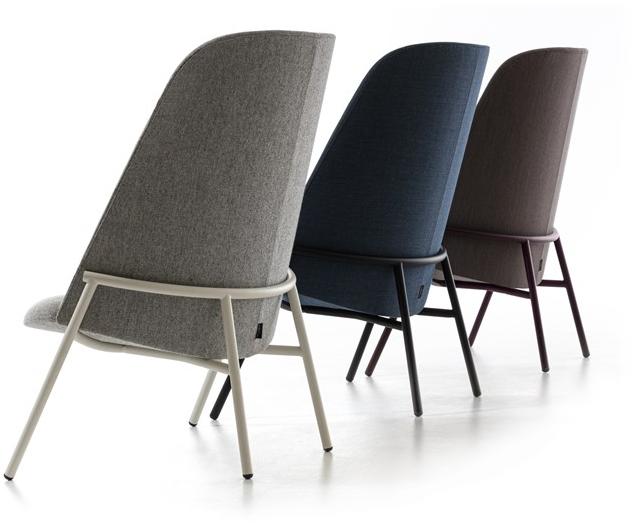 La Cividina Кресло из ткани с высокой спинкой Phar lap 1160 - Вид №5