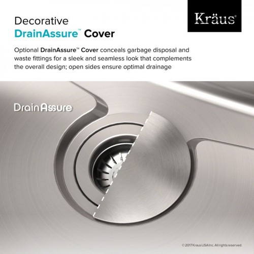 Dex KD1US25B Мойка кухонная прямоугольная Krausru  - Вид №3