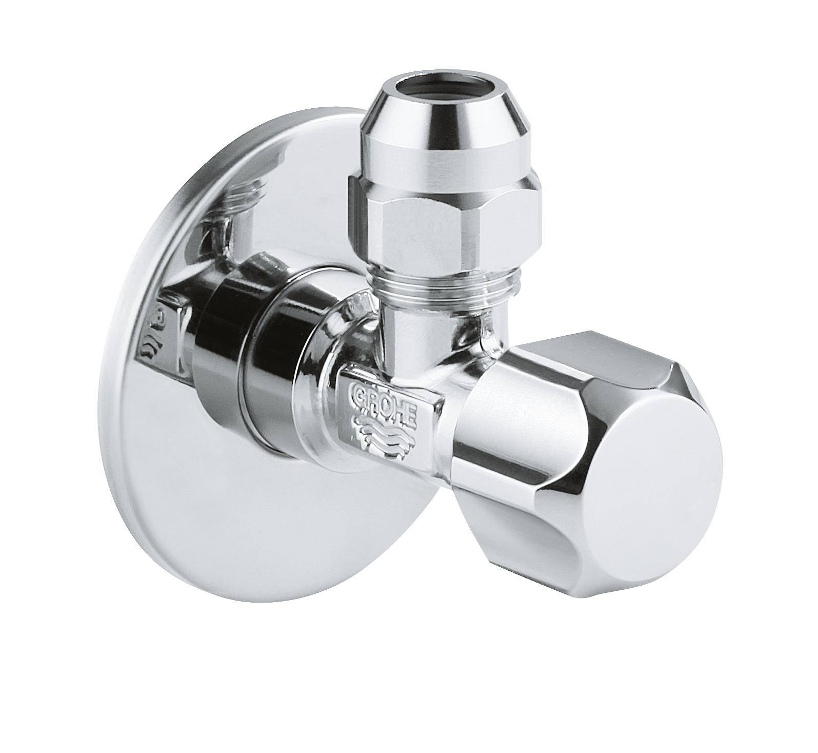 Вентиль угловой GROHE 1/2″-3/8″ для подключения смесителей, хром (2202300M) Spare Parts