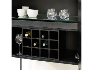 Деревянная винная стойка