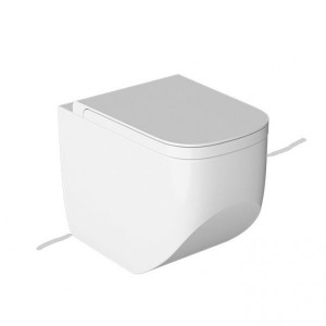 Y1F9 Рядом с стенкой Унитаз PURE RIM без оправы Hatria