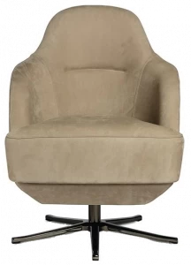 Paolo Castelli Кресло из нубука с 4-мя спицами и подлокотниками Venice