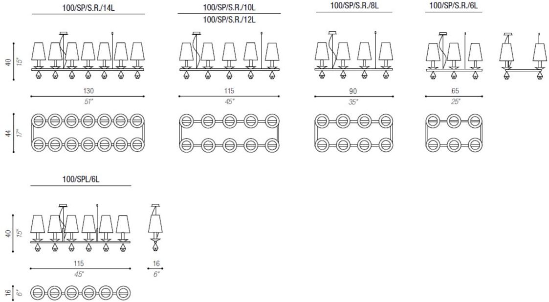 Aiardini Подвесной светильник с кристаллами Ottagono sun-id-1368915 - Вид №7