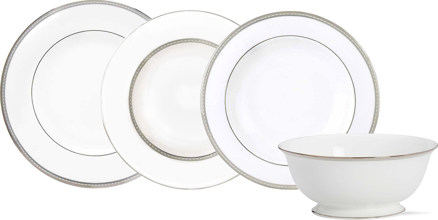 10671911 Lenox Сервиз столовый Lenox Марри-Хилл на 6 персон 19 предметов Фарфор костяной 