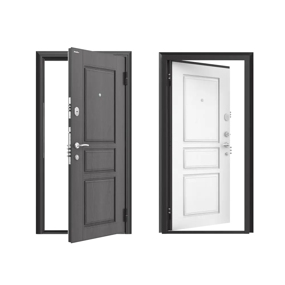 Дверь входная металлическая Премиум New 88x205 см правая роял вуд белый 85186902 STLM-2152800 DOORHAN  - Вид №1