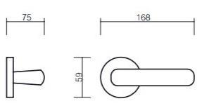 Pasini Ручка из латуни на розетке Queen 3661 - Вид №2