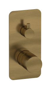 Встроенный смеситель для душа с двухходовым дивертером WE ARE IB rr310mb Modern Bronze Brera