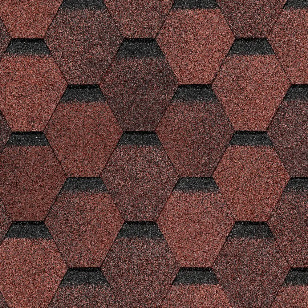 Гибкая черепица Dacha Americana красный 3 м² DÖCKE STLM-2192138