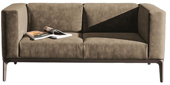 Sovet italia 2-х местный модульный кожаный диван Slim sun-id-1423366 - Вид №2