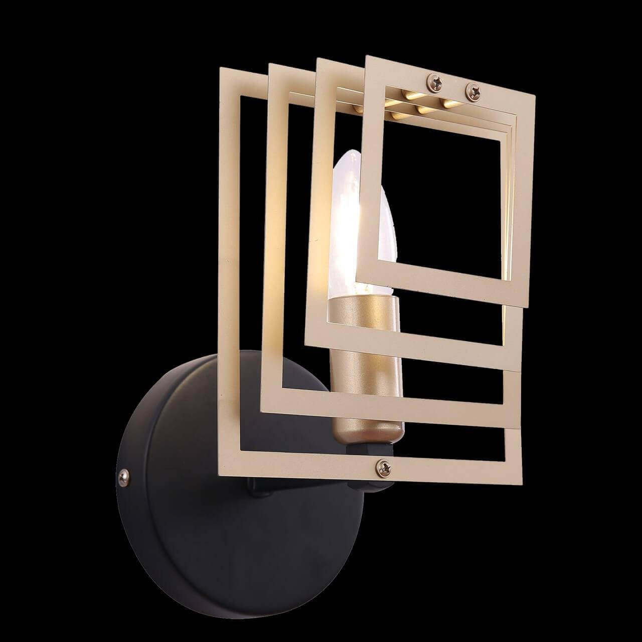 Бра с металлическим плафоном шампань Fabiana FR5005WL-01B FREYA FABIANA 00-3930151 Желтый;черный - Вид №2