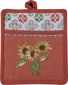 10627992 KAY DEE DESIGNS Прихватка Kay Dee Designs "Тосканская элегантность" 21х26см, хлопок Ткань