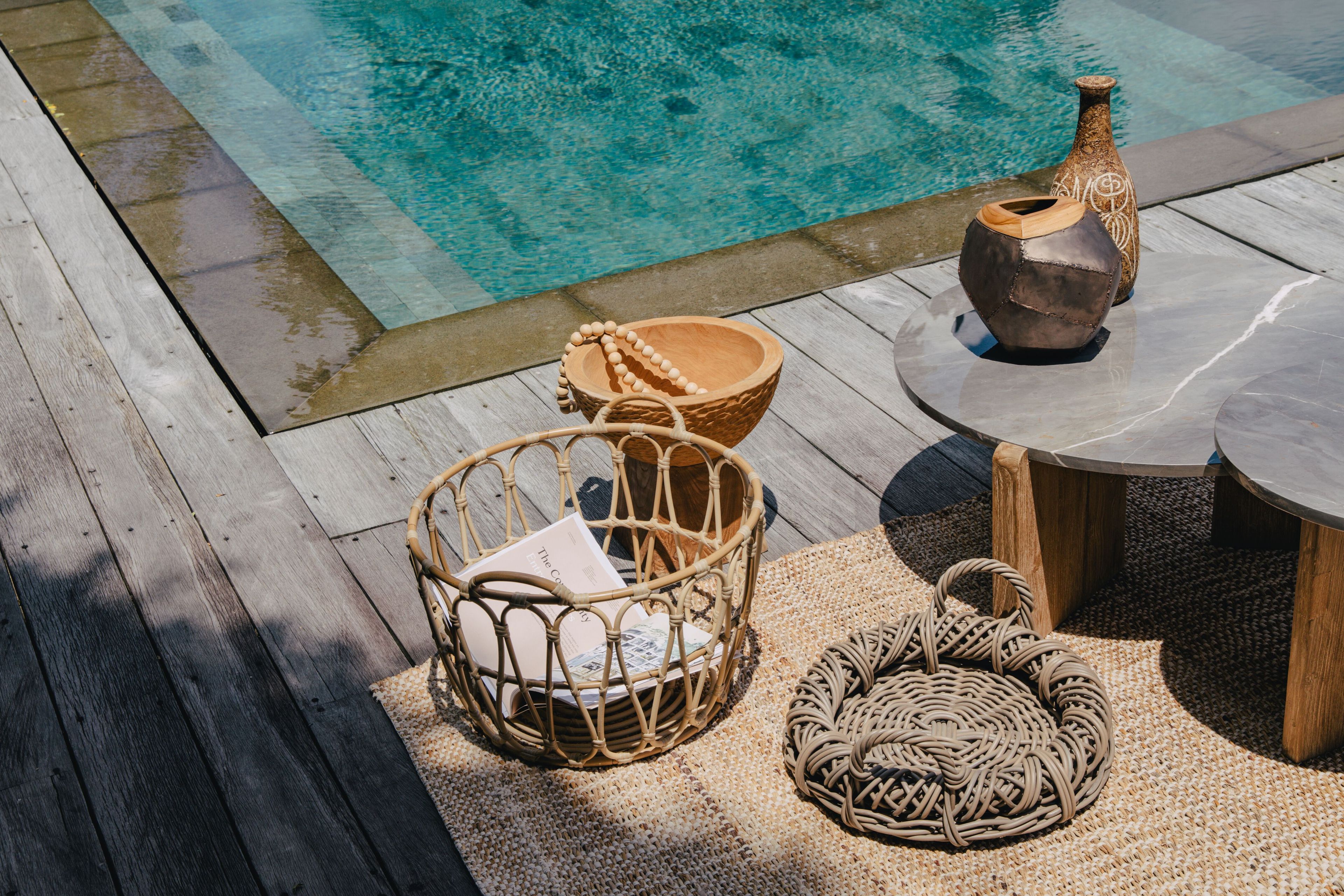 Низкий стол из тикового дерева с мраморной столешницей cbdesign стела ARCH-00084922 - Вид №8