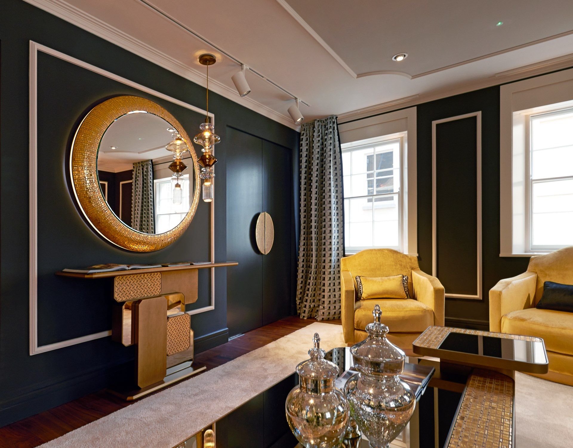 Круглое зеркало в рамке со встроенным освещением Sicis Fluxus ARCH-00131001 - Вид №1