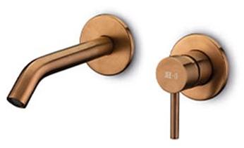 JEE-O Смеситель для умывальника настенный из нержавеющей стали на 2 отверстия Slimline 800-1500/3/4 - Вид №2