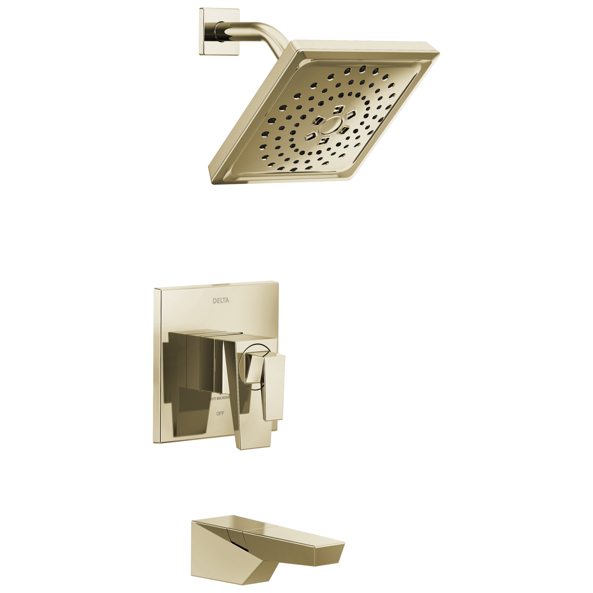 T17443-PN Панель Monitor 17 Series для ванны и душа Delta Faucet Trillian Полированный никель 