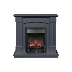 Каминокомплект Royal Flame Boston с очагом Fobos FX BL 1.5 кВт цвет графитовый 89335218 STLM-2006690