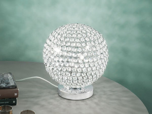 Настольная лампа с кристаллами