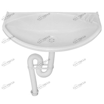 102527 Подвесная раковина настенная круглая KIROVIT  белая 