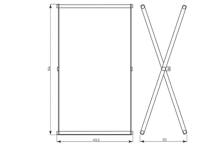 Напольный держатель для полотенец Gaia Mobili Complements ARCH-00031944 - Вид №2