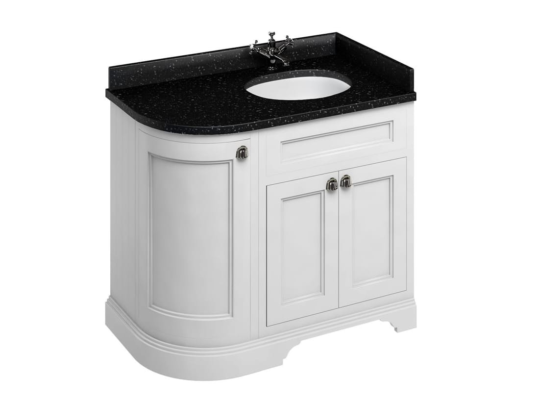 Деревянный угловой умывальник с дверцами Burlington MINERVA ARCH-00071219 - Вид №16