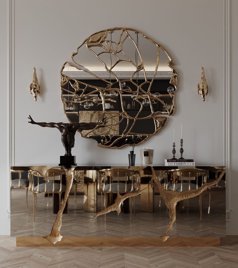 0-059 Буфет Lapiaz черный серебристый Boca Do Lobo  - Вид №17