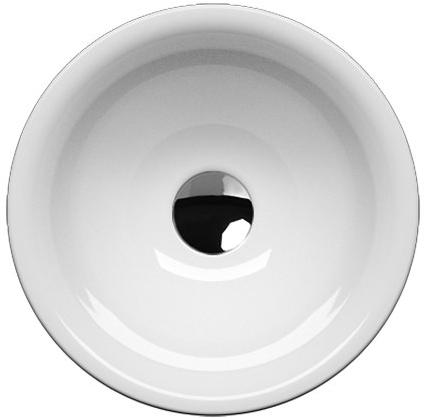 905011 Подвесная раковина настенная овальная GSI ceramica Sand белая - Вид №1