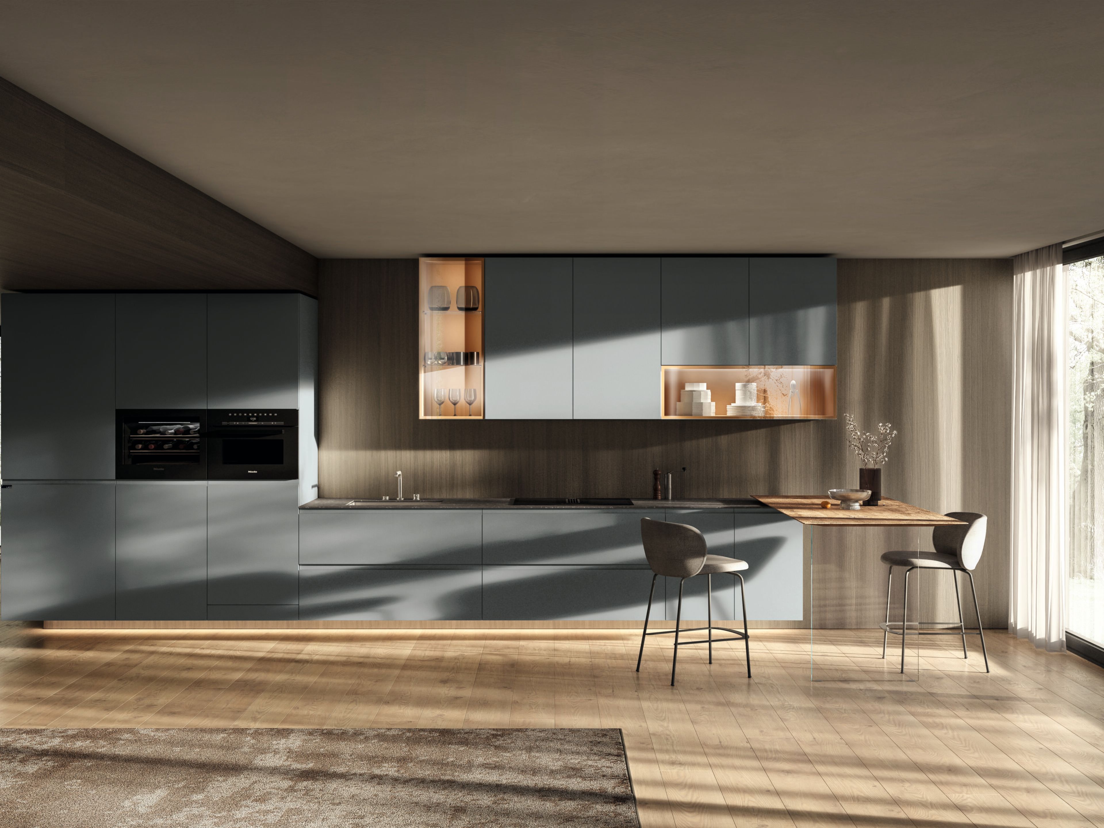 Линейная кухня Lago 36e8 CUT KITCHEN 2827 ARCH-00047597